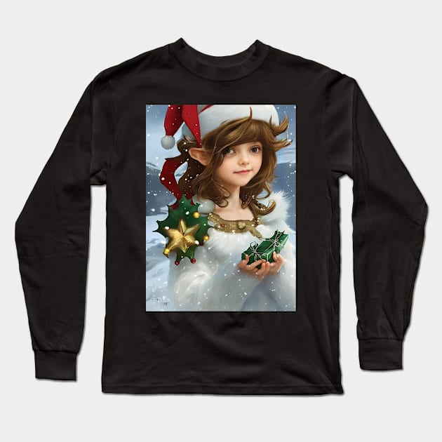 Santa's helper #4 Long Sleeve T-Shirt by aifuntime